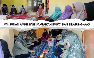MTs SUNAN AMPEL PARE SAMPAIKAN EMPATI DAN BELASUNGKAWA