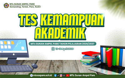 Pelaksanaan Tes Kompetensi Akademik (TKA) Kelas IX di MTs Sunan Ampel Pare