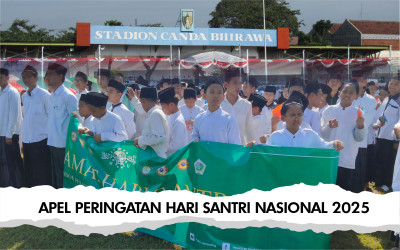 MTs SUNAN AMPEL PARE IKUTI APEL PERINGATAN HARI SANTRI 2025