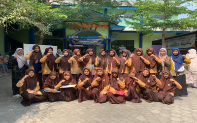 SEMANGAT JUANG SISWA MTs SUNAN AMPEL PARE DI KSNR 2025